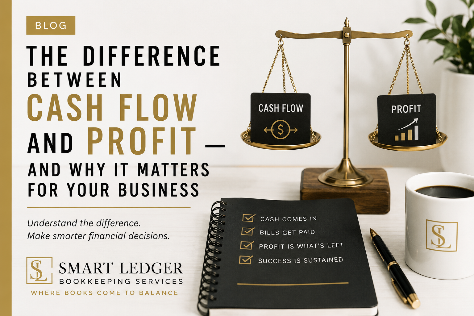 The Difference Between Cash Flow and Profit — and Why It Matters for Your Business