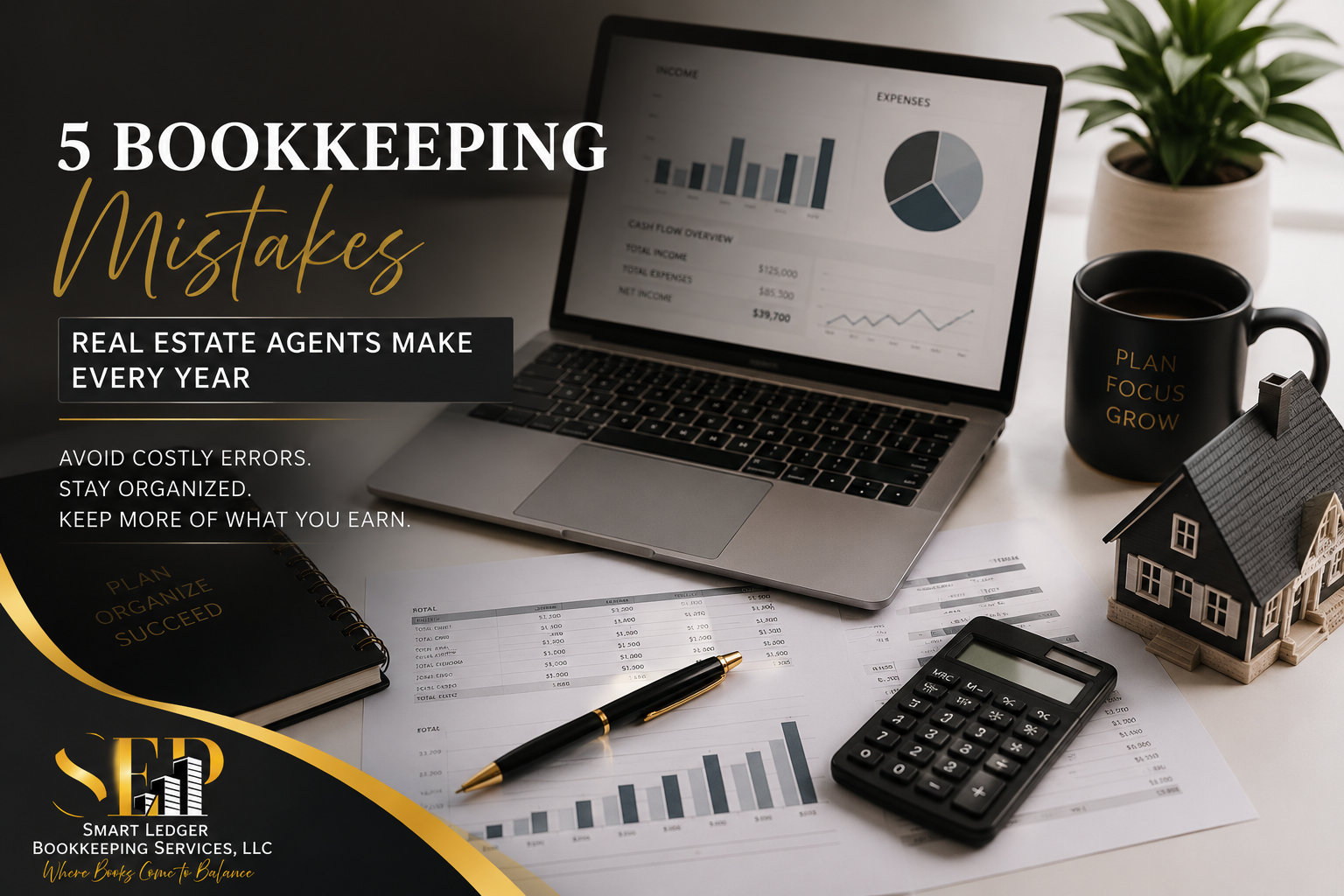 5 Bookkeeping Mistakes Real Estate Agents Make Every Year