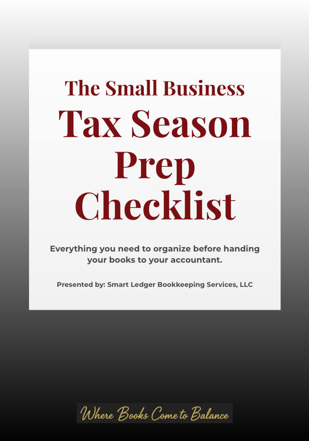 Free guide cover: The Small Business Tax Season Prep Checklist
